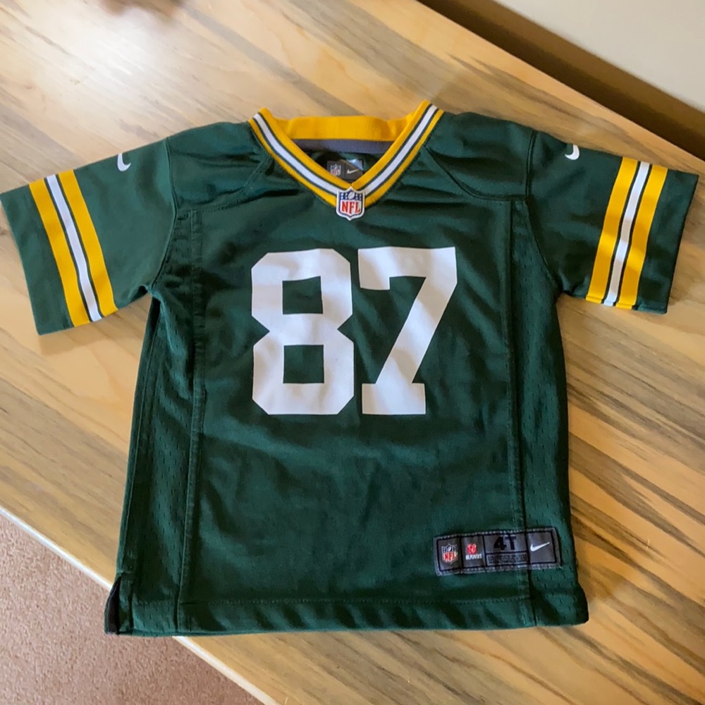 Jordy Nelson, Green Bay Packers Jersey, Size 4T